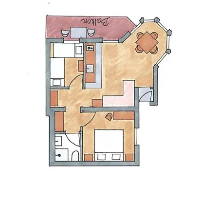 Appartement Apartmentpension Hillebrand Kitzbühel